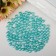 Set for creativity diameter 0.9 cm "Pearls half turquoise" weight - 19 grams