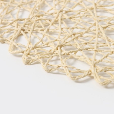 Serving napkin on the table "Dandelion", 38 × 38 cm, beige color-1