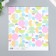 Scrapbooking paper bilateral "snake and bright circles" density 180 g 15.5x17 cm