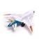 Liner aircraft, works on batteries, light and sound effects