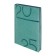 Dated 2025 diary, Escalada, A6+ 176 sheets, soft cover, artificial leather, pancake embossing, tinted block 70 g/m2, green