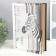 Safe-book wood to leatherette, mirror "Zebra" 30x21x7 cm