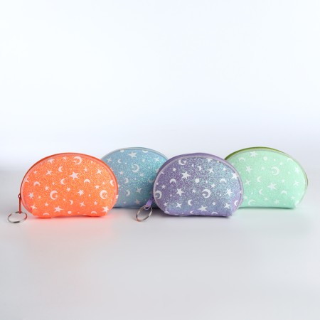 Children's wallet with a zipper, color mix