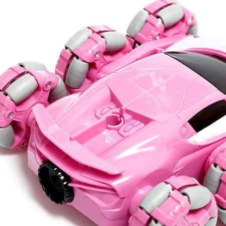 Radio controlled machine "Stuff", with a battery, smoke, pink color-3
