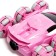 Radio controlled machine "Stuff", with a battery, smoke, pink color