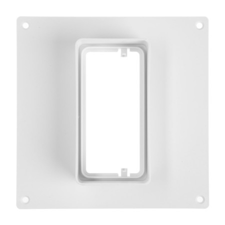 Zein ventilation duct connector, 60 x 120 mm, with an overhead plate-4