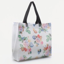 Household bag without lightning, 8 liters, white/multi -colored color