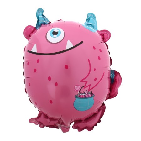 Foil ball 14 "Good monster-cyclope", the color is pink-2