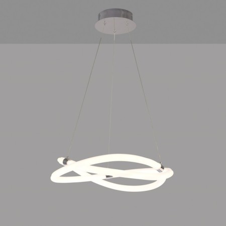 Suspended chandelier Mantra line, Led, 3150lm, 3000k, 500 mm, chromium color-1