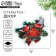 Postcard, decor on chubby tape "Happy New Year!" bullfinches, jewelry, New Year