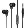 Headphones Borofone BM64 Goalant, vacuum, microphone, jack 3.5 mm, cable 1.2 m, black