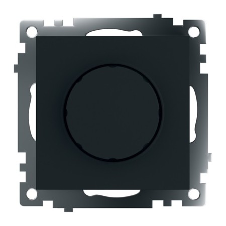 Dimming Triac switch (mechanism) 250V, 500W, Catherine series, GLS10-7106-05, black-1