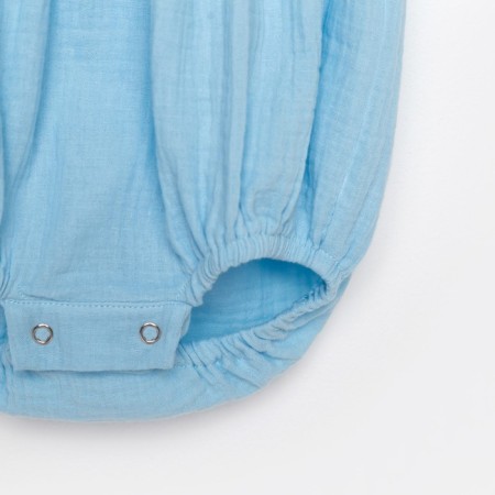 Body with ruffles crumb I am "Muslin", height 80-86 cm, blue color-4
