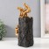 Souvenir Polystone "Mountains choose strong" gold 13x8x28 cm