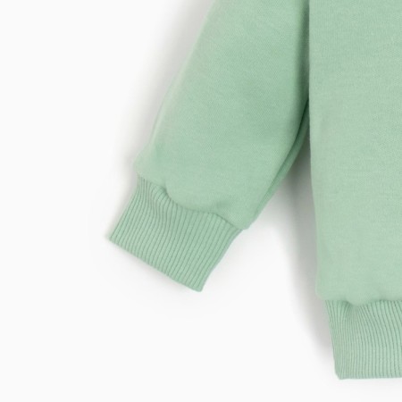 Kidsa (sweatshirt, trousers) minku, green/ecrew, height 62-68 cm-5