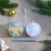 Christmas tree decoration for coloring "Bells" Size: 8 cm; 2 pcs., Brush