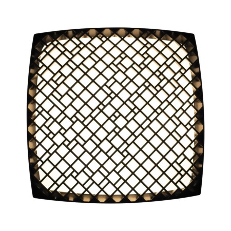 Ceiling Lamp Mantra Urban, LED, 5200LM, 2700-5000K, 510x510x91 mm, black color black