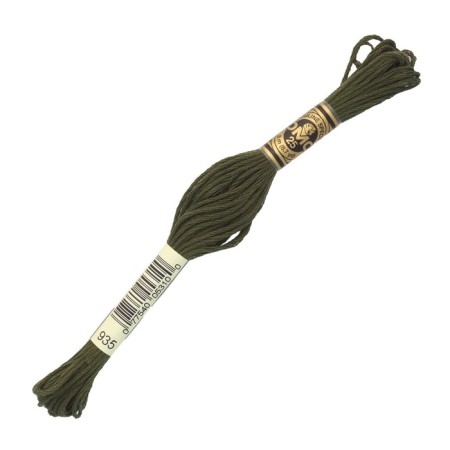 The threads of the DMC 117 (935), 12 pcs. packaged