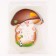 Thermalrotransfer "Borovik mushroom", 23 x 18.5 cm, set 10 pcs.