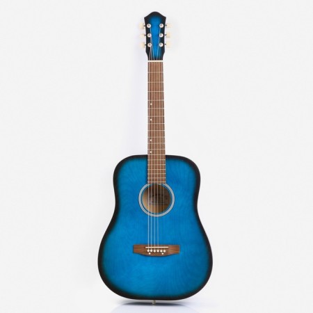 Acoustic guitar "Amistar N-513" 6 string, Menz. 650mm, art decoration, blue-11