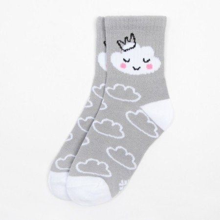 Children's socks KAFTAN "Night", size 14-16, color gray-3