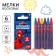 Wax pencils, set of 6 colors, spider-man