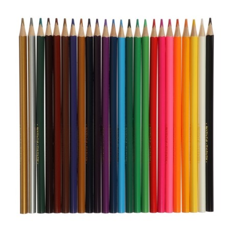 Pencils 24 colors "raccoon in space", trihedral-1