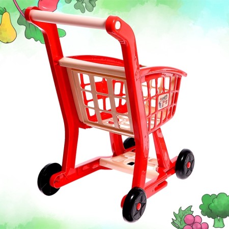 Propeling trolley "Shoping" with products, 42 items-6