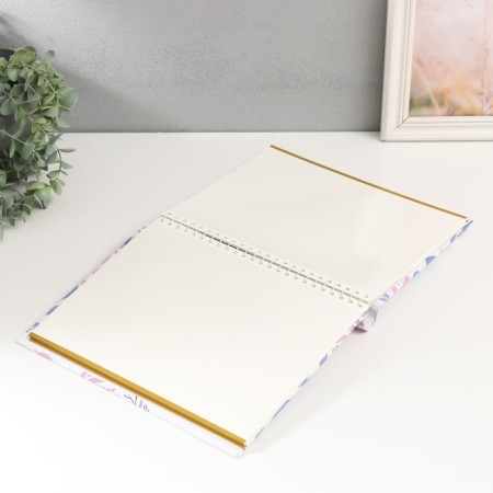 Photo album magnetic 20 sheets "Flowers and twigs" 29x24x2 cm-2