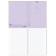 A4 notebook, 48 sheets, a cage on the bracket, Erichkrause, Coverprio Pastel classic, lilac plastic cover,