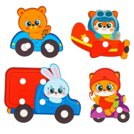 Wooden toy-Schnubovka "Transport"-4