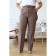 Female trousers, size 50, brown color