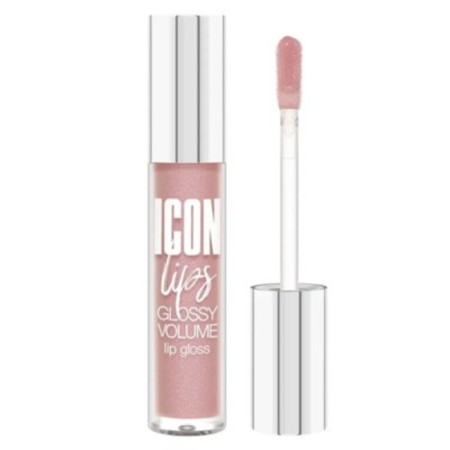 Luxvisage Icon Lips lip gloss, with volume effect, tone 504 Dusty Rose, 3.4 g