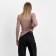 Palazzo jeans are female, black color, size 28