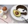 A set of two white plates from the Edge collection, 26 cm
