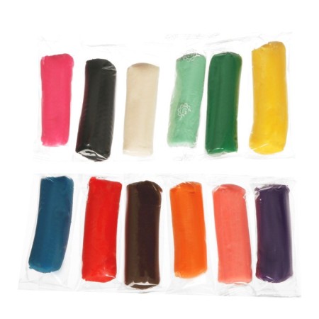 Modeling dough 12 colors, 360 g, "gamer" in a bag, mix-2