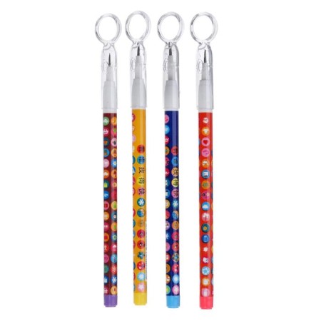 Chernographic sectional pencil with a magnifier, MIX case-4