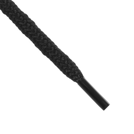 Shoe shoes, round, d = 4 mm, 80 cm, packing 25 pcs, black color-2