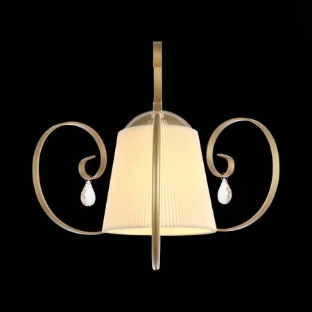 Wall lamp EVOLUCE. SL177.201.01. Azzurro. 1x40 W, E14, 40x32 cm, golden color-1