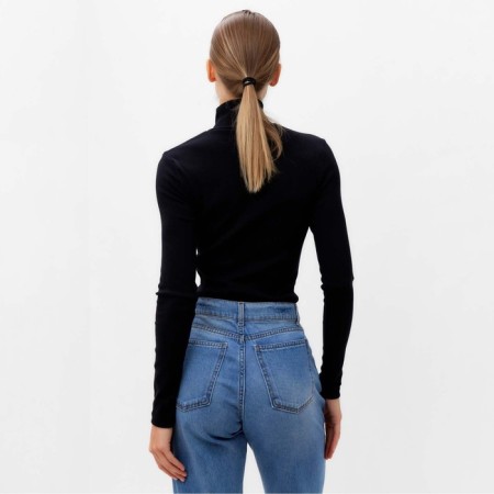 Female turtleneck, black color, size 42 (s)-4