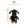 Soft toy "Baby Vaxon", in a bow with anchor, 19 cm