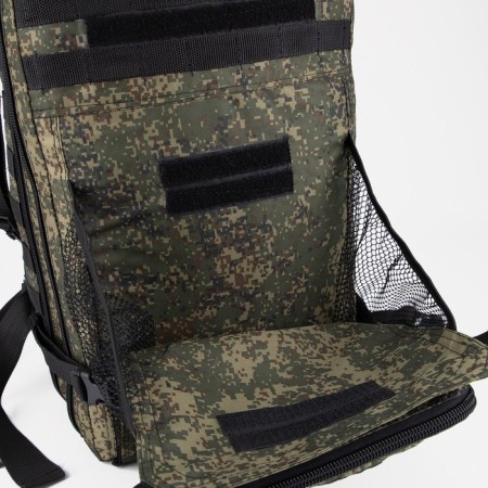 Tactical backpack, TAIF, 35 l, lightning department, 2 outer pockets, camouflage color/green-6