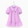 Baby dress with collar Kaftan, size 36 (134-140 cm), lilac color