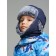 Hat earflap for a boy, size 52
