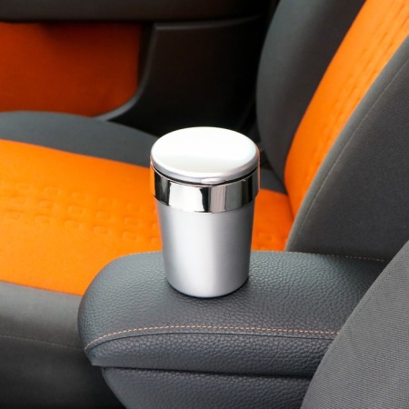 Torso car ash with backlight, chrome-1