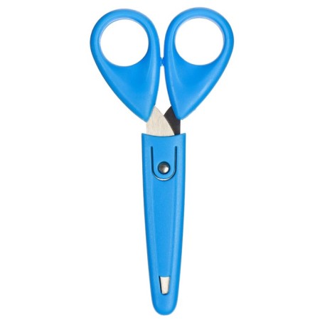 Baby scissors 13 cm, with a protective cap, spider-man-3