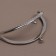 Farmoire sewing "semicircle" 10 cm, silver color