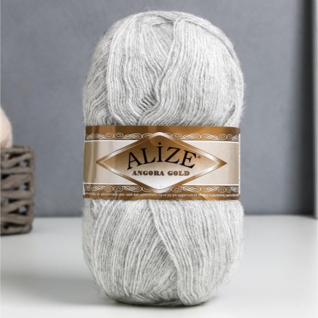 Yarn "Angora Gold" 20% wool, 80% acrylic 550m/100g (208)