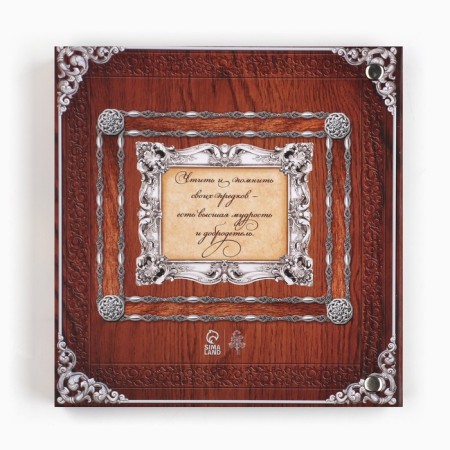 The genealogy book with a frame under the photo "Pedigree Book", under a tree, 50 sheets, 21.5 x 23.7 cm-16