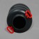 Household-household flask, 50 liters, with handles, black